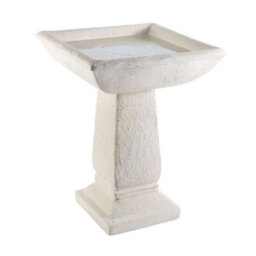 Primrose Selbourne Cast Stone Bird Bath Outdoor Hand Finished H52Cm - thumbnail 2