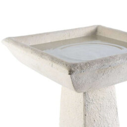 Primrose Selbourne Cast Stone Bird Bath Outdoor Hand Finished H52Cm - thumbnail 4