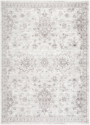 Livabliss Monte Carlo-Vintage Grey Charcoal White Traditional Boho Living Dining Bedroom Rug 200 X 275 Cm Easy Care, Non Shedding - thumbnail 1