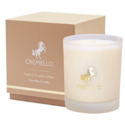 Cremello Coastal Cypress & Amber Scented Candle White/golden (S) - thumbnail 2
