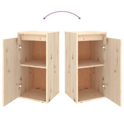 Berkfield Tv Cabinets 4 Pcs Solid Wood Pine - thumbnail 8