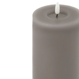 Luxe  Collection  Melt  Effect  3.5X9  Grey  Led  Wax  Candle - thumbnail 2