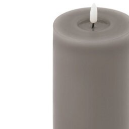 Luxe  Collection  Melt  Effect  3.5X9  Grey  Led  Wax  Candle - thumbnail 4