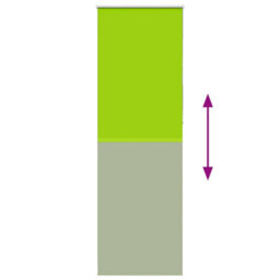 Berkfield Durable Roller Blind Blackout Leaves Green 75X230 Cm Fabric Width 70.7 Cm Polyester - thumbnail 9