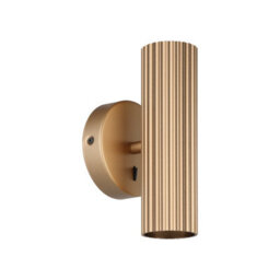 Eglo Portillo Aluminium & Steel Modern Uplight & Wall Down Light, Matte Brass - thumbnail 2