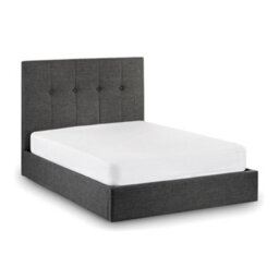 Ashfield Premium Slate Grey Fabric Lift Up Storage Bed Frame - King Size - 5Ft - 150Cm - thumbnail 4