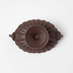 Homescapes Brown Decorative Birds Scalloped Oval Bird Bath Cast Iron - thumbnail 6