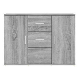 Vidaxl Sideboard Grey Sonoma 91X29.5X65 Cm Engineered Wood - thumbnail 6