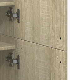 Berkfield Shoe Cabinet Sonoma Oak 80X39X178 Cm Engineered Wood - thumbnail 8