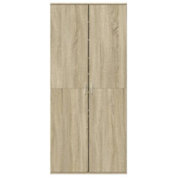 Berkfield Shoe Cabinet Sonoma Oak 80X39X178 Cm Engineered Wood - thumbnail 3