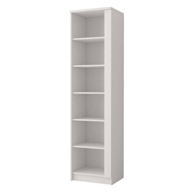 Arte Stylish White Matt Bookcase H1930mm W500mm D400mm - Modern Design For Children's Rooms - image 1