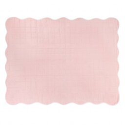 furn. Furn Scallop Quilted Bedspread, Pink, 265 X 265Cm - thumbnail 4