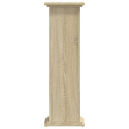 Walplus Plant Stand Sonoma Oak 33X33X100 Cm Engineered Wood - thumbnail 5