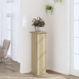 Walplus Plant Stand Sonoma Oak 33X33X100 Cm Engineered Wood - thumbnail 1