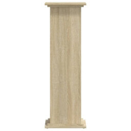 Walplus Plant Stand Sonoma Oak 33X33X100 Cm Engineered Wood - thumbnail 4