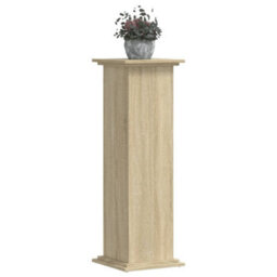 Walplus Plant Stand Sonoma Oak 33X33X100 Cm Engineered Wood - thumbnail 3