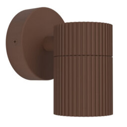 Eglo Tomelloso Modern Rust-Coloured Outdoor Wall Light - thumbnail 1