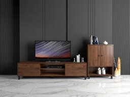 Kidsaw Elv9 Dark Oak Tv Cabinet Engineered Wood - thumbnail 6