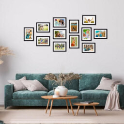 Black Picture Frame Photo Frame Perspex Sheet For Wall Or Table, Landscape And Portrait Orientation 36 X 24 Cm (14.17 X 9.45 Inch) - thumbnail 6