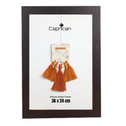 Black Picture Frame Photo Frame Perspex Sheet For Wall Or Table, Landscape And Portrait Orientation 36 X 24 Cm (14.17 X 9.45 Inch) - thumbnail 1