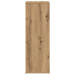 Vidaxl Shoe Rack Artisan Oak 54X34X100.5 Cm Engineered Wood - thumbnail 5