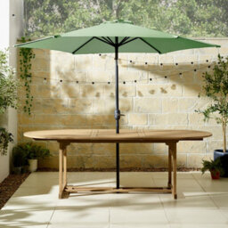 Furniturebox Uk Vertical Green Garden Parasol Only (No Base) - thumbnail 3