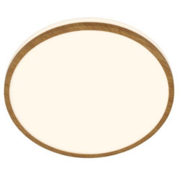 Briloner Bathroom Led Ceiling Light Lamp Ip44 Warm White Wood Frame 28Cm, 12W, 1200Lm - thumbnail 3
