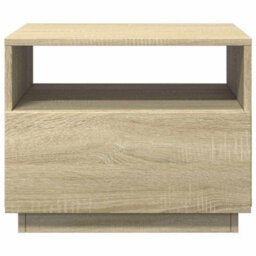 Berkfield Coffee Table With Led Lights Sonoma Oak 50X49X40 Cm - thumbnail 7