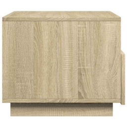 Berkfield Coffee Table With Led Lights Sonoma Oak 50X49X40 Cm - thumbnail 8