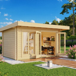 Norland Newark 2 - 2.5M X 4.0M - 70mm Wall Logs - thumbnail 1
