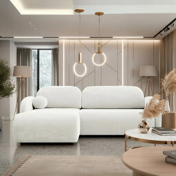 Galeria Universal Corner Sofa Bed With Storage White - thumbnail 2