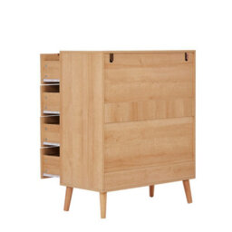 Rattan Chest Of 5 Drawers, 3+2 Drawers Storage Cabinet - thumbnail 6