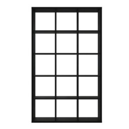 Furniture To Go Mauro 3X5 Storage Unit In Matt Black - thumbnail 3