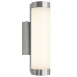 Long Life Lamps Company Outdoor Led Wall Light Natural White 4000K Stainless Steel Opal Zlc377