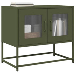 Berkfield Tv Cabinet Olive Green 68X39X60.5 Cm Cold-Rolled Steel