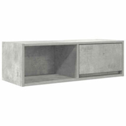 Berkfield Tv Cabinet Concrete Grey 80X31X25.5 Cm Engineered Wood - thumbnail 2