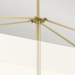 Luminosa Lighting Luminosa Kichler Calters Integrated Led Bar Pendant Ceiling Light Champagne Gold, 3000K - thumbnail 4
