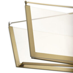 Luminosa Lighting Luminosa Kichler Calters Integrated Led Bar Pendant Ceiling Light Champagne Gold, 3000K - thumbnail 2