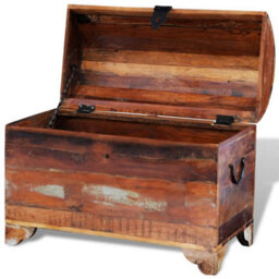 Berkfield Durable Reclaimed Storage Chest Solid Wood - thumbnail 7