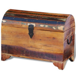 Berkfield Durable Reclaimed Storage Chest Solid Wood - thumbnail 4