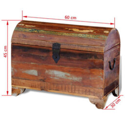 Berkfield Durable Reclaimed Storage Chest Solid Wood - thumbnail 9