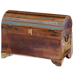 Berkfield Durable Reclaimed Storage Chest Solid Wood - thumbnail 6
