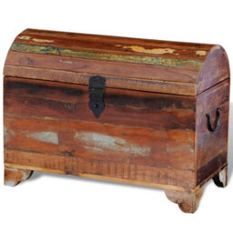 Berkfield Durable Reclaimed Storage Chest Solid Wood - thumbnail 2