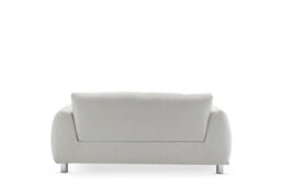Teddy Boucle Fabric White 2 Seater Sofa - thumbnail 6