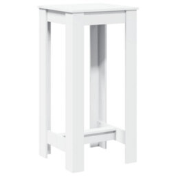Berkfield Bar Table White 51X50X103.5 Cm Engineered Wood - thumbnail 2