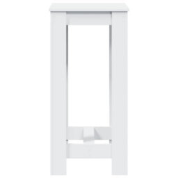 Berkfield Bar Table White 51X50X103.5 Cm Engineered Wood - thumbnail 5