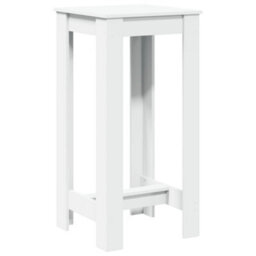 Berkfield Bar Table White 51X50X103.5 Cm Engineered Wood - thumbnail 6