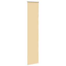 Berkfield Durable Roller Blind Blackout Beige 45X210 Cm Fabric Width 40.7 Cm Polyester - thumbnail 3