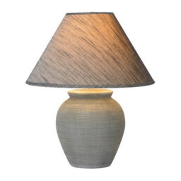 Lucide Ramzi Ceramic Large Table Lamp Grey