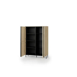 Arte Sophisticated Tivoli 02 Display Cabinet 99Cm - Stylish Storage With Ambient Lighting - thumbnail 3